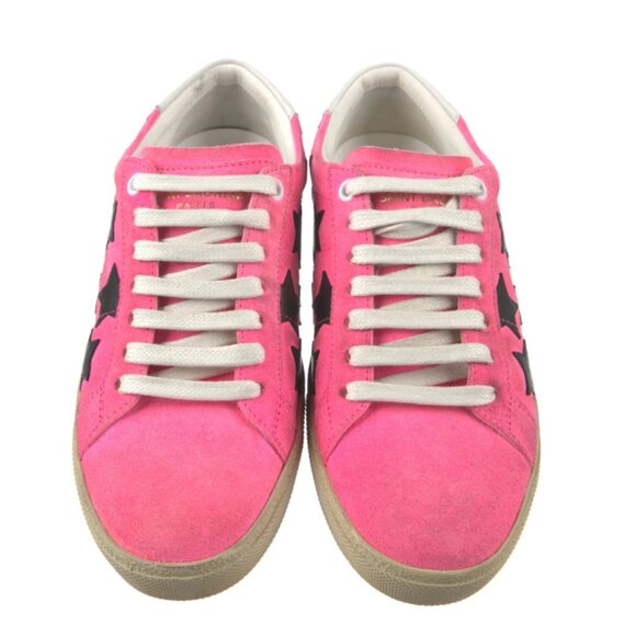 SAINT LAURENT Suede Printed Sneakers - Picture 11 of 11